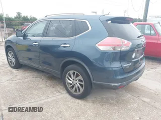 2014 Nissan Rogue SL with VIN 5N1AT2MV5EC809458, listed as a IAAI auction lot 41990143 with 127,479 mi miles. Bid and sale history available at carsss.com. Image 3.