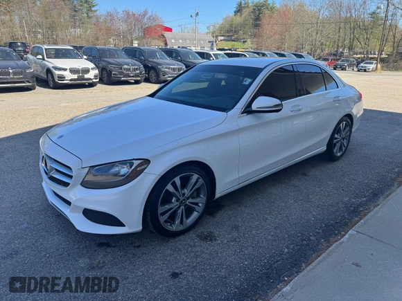 2017 Mercedes-Benz C C 300 with VIN 55SWF4JB5HU220634, listed as a Copart auction lot 55511665 with 228,573 mi miles and Clean Title. Bid and sale history available at carsss.com. Image 2.