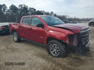2021 GMC Canyon 4WD AT4 w/Leather with VIN 1GTG6FEN2M1224875, listed as a Copart auction lot 45553885 with 81,495 mi miles and Salvage Title. Bid and sale history available at carsss.com. Image 4.