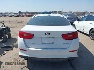 2015 Kia Optima SX with VIN 5XXGR4A73FG487452, listed as a IAAI auction lot 41701755 with 131,922 mi miles and . Bid and sale history available at carsss.com. Image 15.