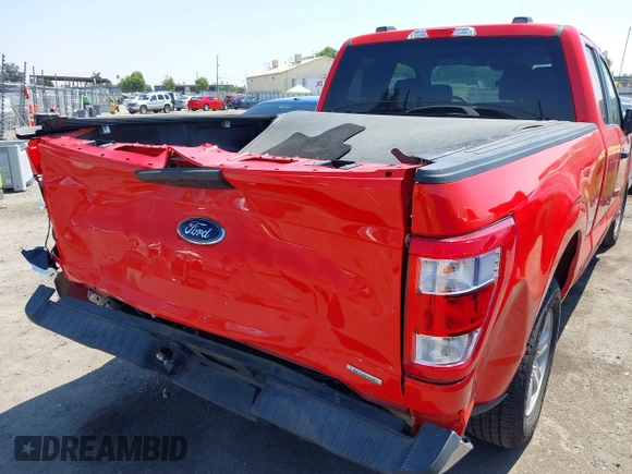2021 Ford F-150 XL with VIN 1FTEX1C82MKE57427, listed as a IAAI auction lot 42149679 with 52,014 mi miles and . Bid and sale history available at DreamBid. Image 6.