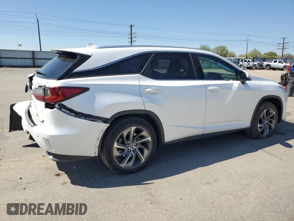 2019 Lexus RX 350L Premium with VIN JTJDZKCA2K2016146, listed as a Copart auction lot 52820245 with 88,401 mi miles and Salvage title. Bid and sale history available at DreamBid. Image 3.