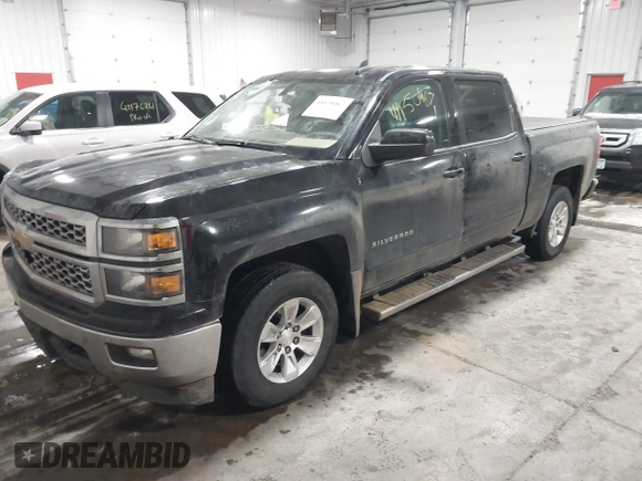 2015 Chevrolet Silverado 1500 LT with VIN 3GCUKREC4FG286409, listed as a IAAI auction lot 41150467 with 162,088 mi miles. Bid and sale history available at carsss.com. Image 2.