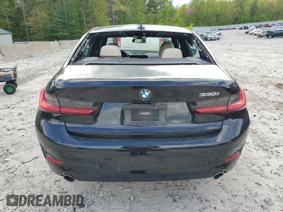 2020 BMW 3 Series 330i with VIN 3MW5R1J05L8B16852, listed as a Copart auction lot 56912105 with 75,379 mi miles and Salvage title. Bid and sale history available at DreamBid. Image 6.