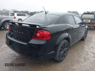 2013 Dodge Avenger SXT with VIN 1C3CDZCB5DN716005, listed as a IAAI auction lot 42644469 with 205,527 mi miles and . Bid and sale history available at DreamBid. Image 4.