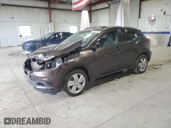 2020 Honda HR-V EX with VIN 3CZRU6H53LM727112, listed as a Copart auction lot 48141465 with 0 mi miles and Salvage Title. Bid and sale history available at carsss.com. Image 1.