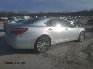 2012 Lexus LS 460 with VIN JTHCL5EF1C5014719, listed as a Copart auction lot 41970505 with Not provided miles and Salvage title. Bid and sale history available at DreamBid. Image 3.