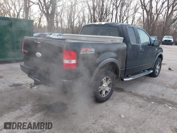 2006 Ford F-150 XLT with VIN 1FTPX14596KA58806, listed as a IAAI auction lot 41729843 with 294,483 mi miles. Bid and sale history available at carsss.com. Image 4.