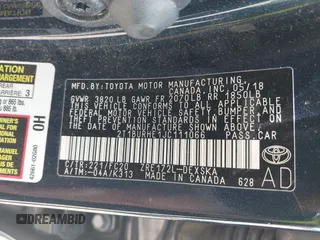 2018 Toyota Corolla L with VIN 2T1BURHE1JC111066, listed as a IAAI auction lot 42215074 with 106,677 mi miles and . Bid and sale history available at DreamBid. Image 9.