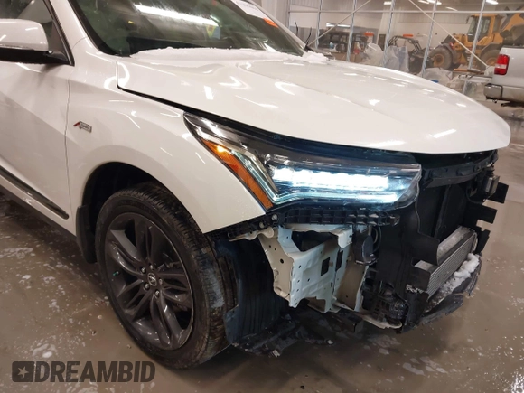 2021 Acura RDX w/A-Spec Package with VIN 5J8TC2H61ML034429, listed as a IAAI auction lot 41305062 with 53,618 mi miles. Bid and sale history available at carsss.com. Image 19.