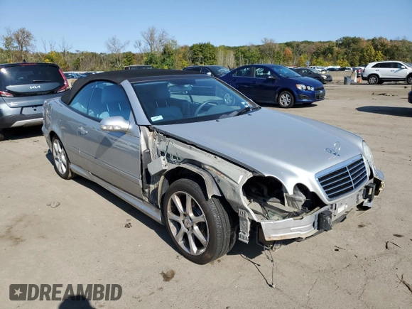 2002 Mercedes-Benz CLK with VIN WDBLK70G82T110291, listed as a Copart auction lot 75562454 with 152,132 mi miles and Salvage Title. Bid and sale history available at carsss.com. Image 4.
