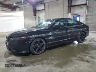 2023 Honda Accord Sport-L with VIN 1HGCY2F70PA070674, listed as a Copart auction lot 57329425 with 26,861 mi miles and Salvage title. Bid and sale history available at DreamBid. Image 1.