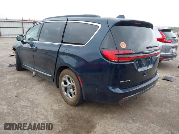 2022 Chrysler Pacifica Limited z VIN 2C4RC1GG4NR139407, wystawiony jako IAAI lot #41934648 z przebiegiem 57 384 mil mil oraz . Historia ofert i sprzedaży dostępna na DreamBid. Obrazek 3.