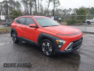 2024 Hyundai Kona SEL with VIN KM8HC3AB8RU097915, listed as a IAAI auction lot 41302487 with 8,211 mi miles. Bid and sale history available at carsss.com. Image 1.