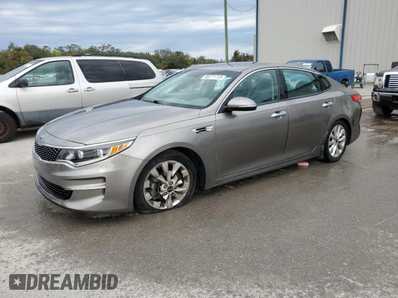 2016 Kia Optima EX with VIN 5XXGU4L31GG103713, listed as a Copart auction lot 88771715 with 50,307 mi miles and Salvage Title. Bid and sale history available at carsss.com. Image 1.