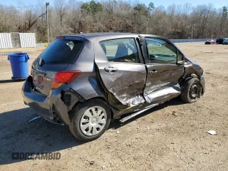 2015 Toyota Yaris L with VIN VNKKTUD36FA042758, listed as a Copart auction lot 45581635 with 112,941 mi miles and Salvage Title. Bid and sale history available at DreamBid. Image 3.