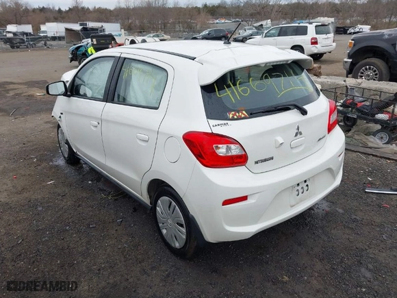 2019 Mitsubishi Mirage ES with VIN ML32A3HJ1KH008071, listed as a IAAI auction lot 41669714 with 52,065 mi miles. Bid and sale history available at carsss.com. Image 3.