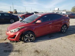 2014 Hyundai Elantra SE z VIN KMHDH4AE6EU052627, wystawiony jako Copart lot #49247275 z przebiegiem 133 647 mil mil oraz Szkoda całkowita • Salvage title. Historia ofert i sprzedaży dostępna na DreamBid. Obrazek 1.
