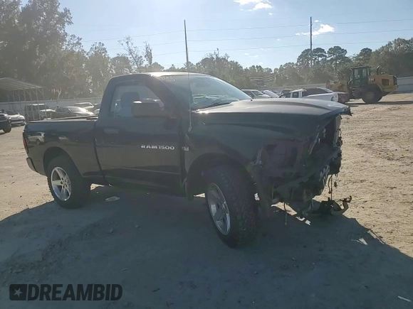 2012 Ram 1500 Express with VIN 3C6JD7AT6CG159137, listed as a Copart auction lot 81129944 with 112,422 mi miles and Salvage Title. Bid and sale history available at carsss.com. Image 10.