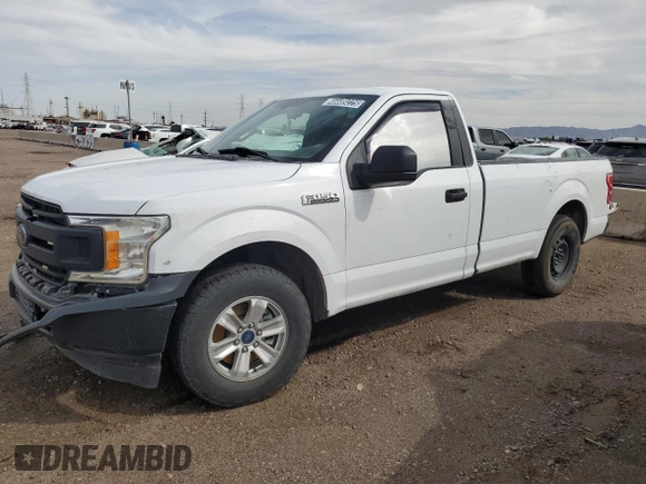 2018 Ford F-150 XL with VIN 1FTMF1CB1JKC72470, listed as a Copart auction lot 46689225 with 129,364 mi miles and Clean Title. Bid and sale history available at carsss.com. Image 1.