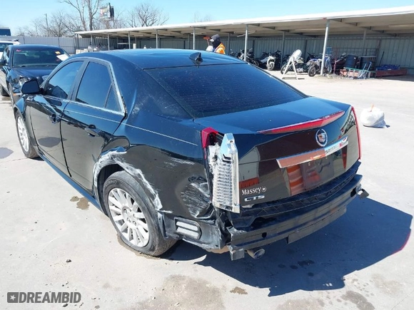 2011 Cadillac CTS Sedan with VIN 1G6DA5EY4B0157420, listed as a IAAI auction lot 41734450 with 107,875 mi miles. Bid and sale history available at carsss.com. Image 3.