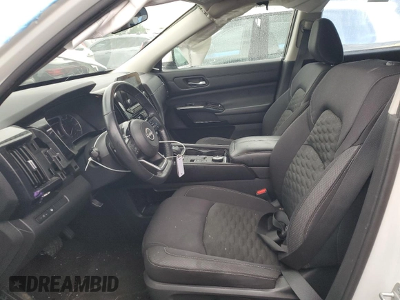 2022 Nissan Pathfinder SV with VIN 5N1DR3BC2NC247957, listed as a Copart auction lot 55448455 with 61,975 mi miles and Salvage title. Bid and sale history available at DreamBid. Image 7.