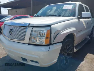 2003 Cadillac Escalade z VIN 1GYEK63N23R120693, wystawiony jako IAAI lot #42259496 z przebiegiem 234 263 mil mil oraz . Historia ofert i sprzedaży dostępna na DreamBid. Obrazek 6.