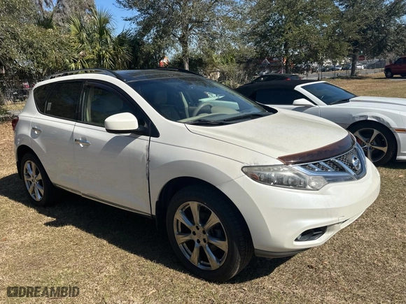 2014 Nissan Murano S with VIN JN8AZ1MU3EW404562, listed as a Copart auction lot 43790725 with 56,948 mi miles and Salvage Title. Bid and sale history available at carsss.com. Image 1.
