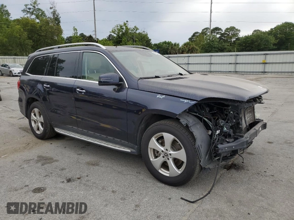 2017 Mercedes-Benz GLS with VIN 4JGDF6EE5HA932784, listed as a Copart auction lot 49502453 with 87,731 mi miles. Bid and sale history available at carsss.com. Image 4.