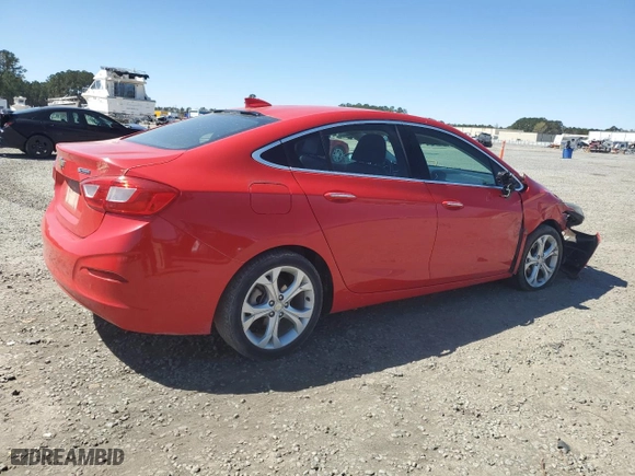 2016 Chevrolet Cruze Premier with VIN 1G1BG5SM9G7284417, listed as a Copart auction lot 50219775 with 65,282 mi miles and Salvage Title. Bid and sale history available at carsss.com. Image 3.