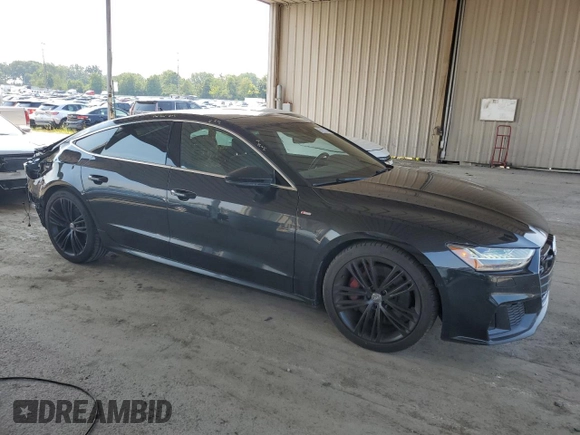 2019 Audi A7 Prestige with VIN WAUV2AF2XKN068159, listed as a Copart auction lot 65732394 with 72,116 mi miles and Salvage Title. Bid and sale history available at carsss.com. Image 4.