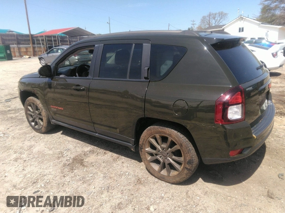 2017 Jeep Compass Sport with VIN 1C4NJCBB6HD187039, listed as a IAAI auction lot 41922499 with 127,086 mi miles and . Bid and sale history available at carsss.com. Image 3.