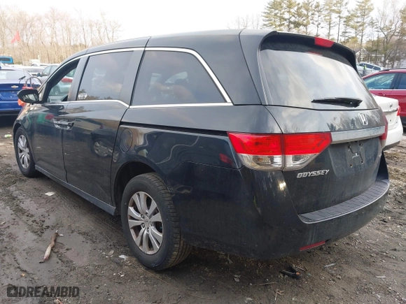 2016 Honda Odyssey SE with VIN 5FNRL5H39GB155488, listed as a IAAI auction lot 41702336 with 122,164 mi miles. Bid and sale history available at carsss.com. Image 3.