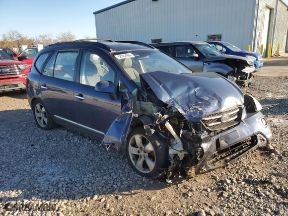 2007 Kia Rondo EX with VIN KNAFG526377120667, listed as a Copart auction lot 82762994 with 224,991 mi miles and Salvage Title. Bid and sale history available at carsss.com. Image 4.