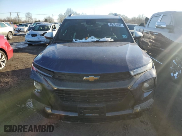 2023 Chevrolet TrailBlazer ACTIV with VIN KL79MSSL0PB085495, listed as a Copart auction lot 86091804 with 16,185 mi miles and Salvage Title. Bid and sale history available at DreamBid. Image 5.