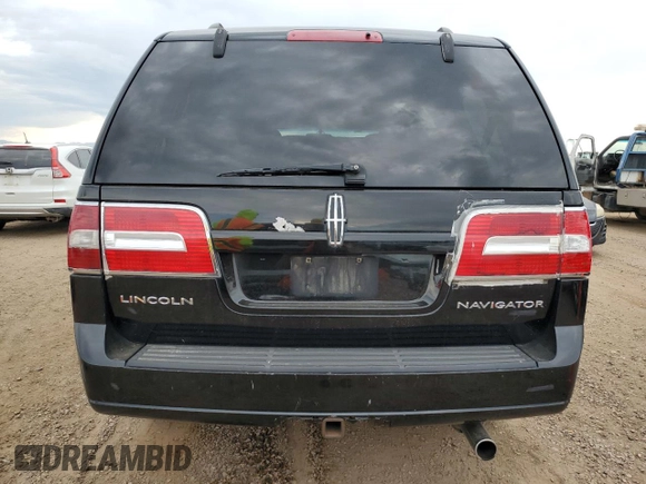 2008 Lincoln Navigator with VIN 5LMFU28548LJ09235, listed as a Copart auction lot 65795215 with 187,078 mi miles and Salvage title. Bid and sale history available at DreamBid. Image 6.