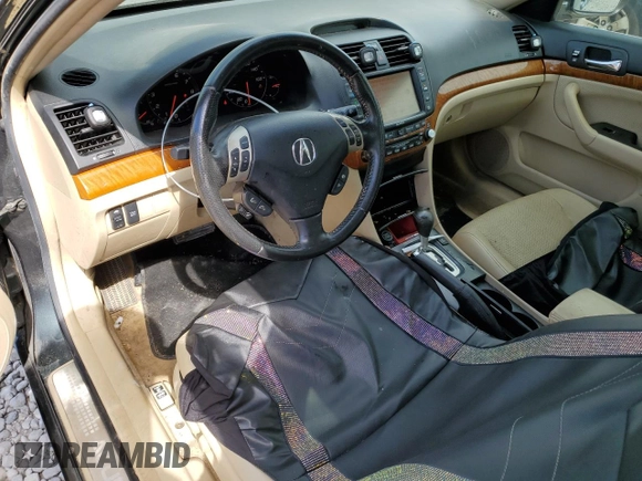 2006 Acura TSX Navi with VIN JH4CL969X6C021927, listed as a Copart auction lot 63822245 with 139,679 mi miles and Salvage title. Bid and sale history available at DreamBid. Image 8.