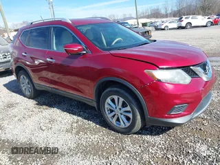 2014 Nissan Rogue S with VIN 5N1AT2MV7EC835365, listed as a IAAI auction lot 41585770 with 128,956 mi miles. Bid and sale history available at carsss.com. Image 1.