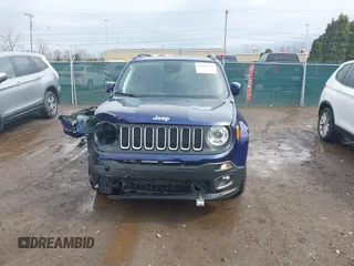 2018 Jeep Renegade Latitude with VIN ZACCJABB8JPG83883, listed as a IAAI auction lot 41940718 with 57,688 mi miles. Bid and sale history available at carsss.com. Image 12.