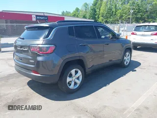 2018 Jeep Compass Altitude with VIN 3C4NJCBB1JT461649, listed as a IAAI auction lot 42206406 with 75,464 mi miles and . Bid and sale history available at DreamBid. Image 4.