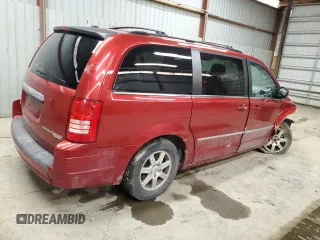 2010 Chrysler Town & Country Touring with VIN 2A4RR5D1XAR229185, listed as a Copart auction lot 47168355 with 0 mi miles and Salvage Title. Bid and sale history available at carsss.com. Image 3.