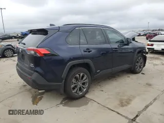 2024 Toyota RAV4 Hybrid XLE Premium with VIN 4T3B6RFVXRU157719, listed as a Copart auction lot 44658025 with 7,047 mi miles and Salvage Title. Bid and sale history available at carsss.com. Image 3.