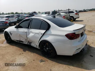 2018 BMW M3 z VIN WBS8M9C57J5J79220, wystawiony jako Copart lot #56683123 z przebiegiem 37 456 mil mil oraz . Historia ofert i sprzedaży dostępna na DreamBid. Obrazek 2.