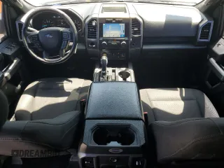 2018 Ford F-150 XL with VIN 1FTEW1CPXJKD45092, listed as a Copart auction lot 57289105 with 96,011 mi miles and Salvage title. Bid and sale history available at DreamBid. Image 8.