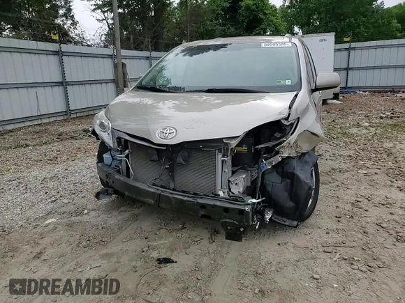 2015 Toyota Sienna Limited with VIN 5TDDK3DC9FS105465, listed as a Copart auction lot 59595595 with 80,348 mi miles and Salvage title. Bid and sale history available at DreamBid. Image 14.