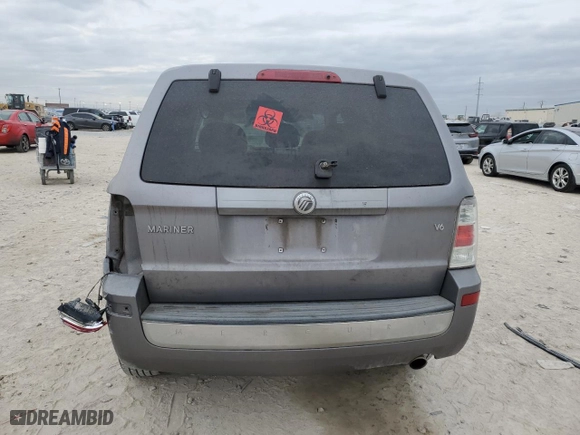 2008 Mercury Mariner with VIN 4M2CU81148KJ18358, listed as a Copart auction lot 43058485 with 263,132 mi miles and Salvage Title. Bid and sale history available at carsss.com. Image 6.