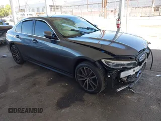 2022 BMW 3 Series 330i with VIN 3MW5R1J08N8C55960, listed as a IAAI auction lot 42505207 with Not provided miles and . Bid and sale history available at DreamBid. Image 1.