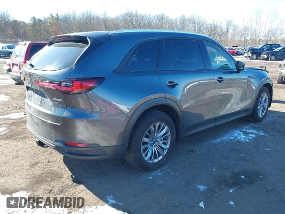 2024 Mazda CX-90 Preferred with VIN JM3KKBHDXR1146779, listed as a IAAI auction lot 41628645 with 14,744 mi miles and . Bid and sale history available at DreamBid. Image 4.