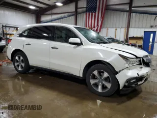2014 Acura MDX with VIN 5FRYD4H28EB021500, listed as a Copart auction lot 51742015 with 171,503 mi miles and Salvage Title. Bid and sale history available at carsss.com. Image 4.