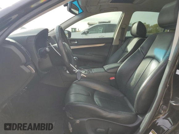 2015 Infiniti Q40 with VIN JN1CV6AR4FM521595, listed as a Copart auction lot 75640594 with 162,311 mi miles and Salvage Title. Bid and sale history available at DreamBid. Image 7.